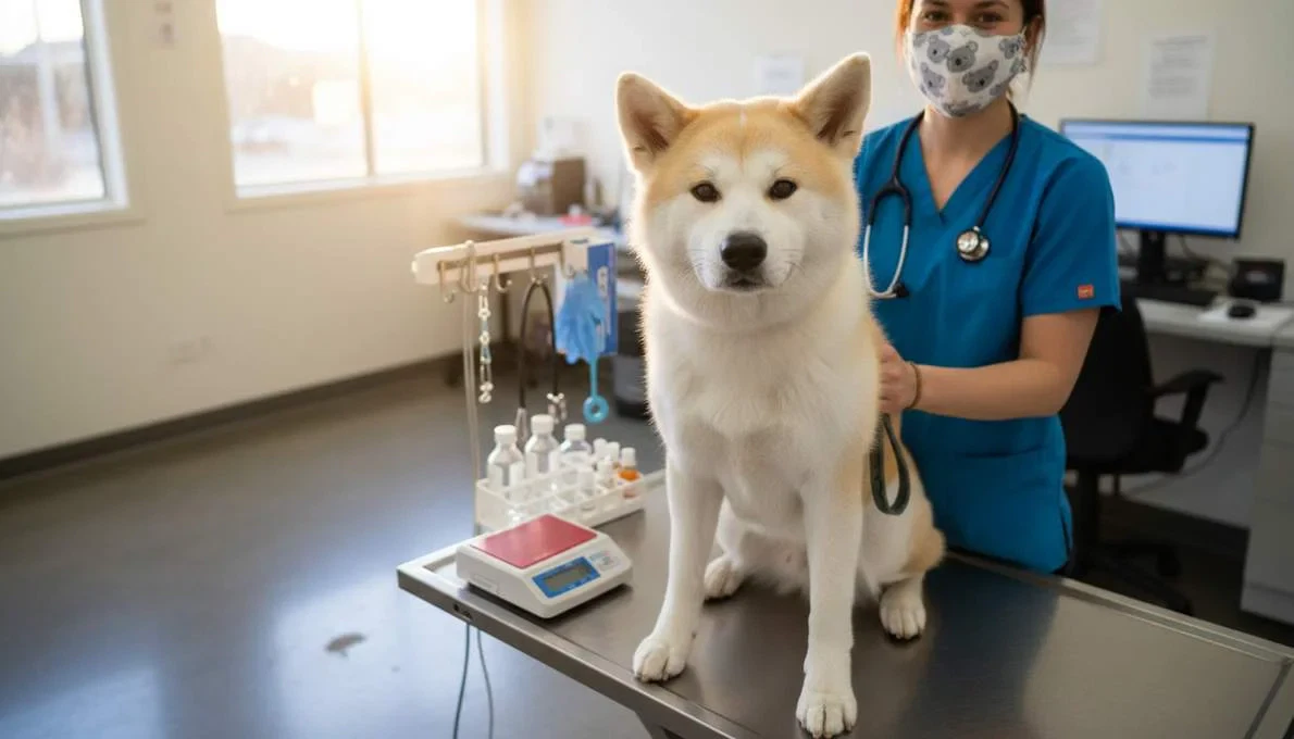 Akita Inu Health Vet