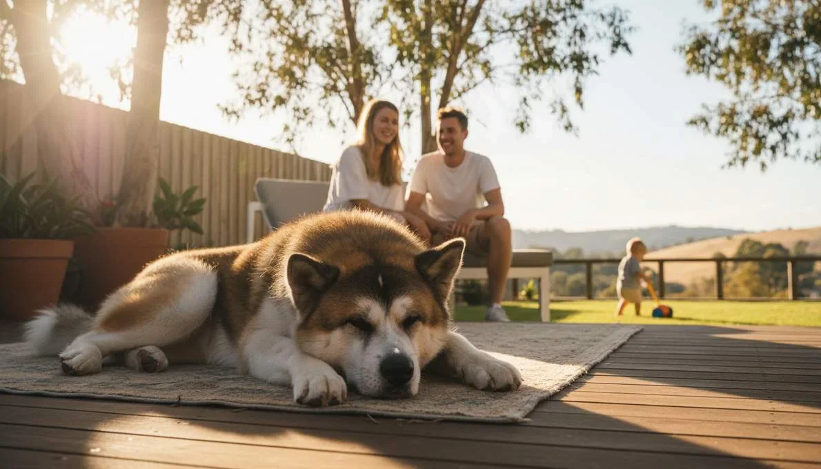 American Akita Family Lifestyle