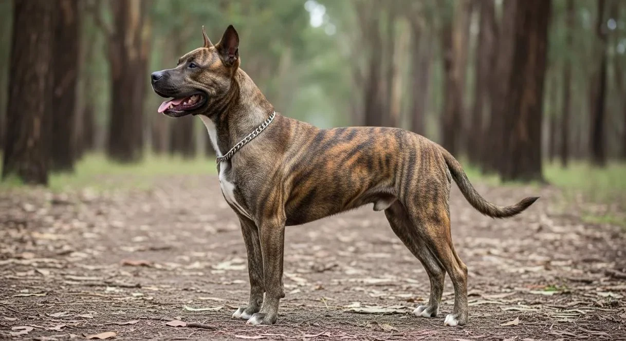 American Akita Side Pose