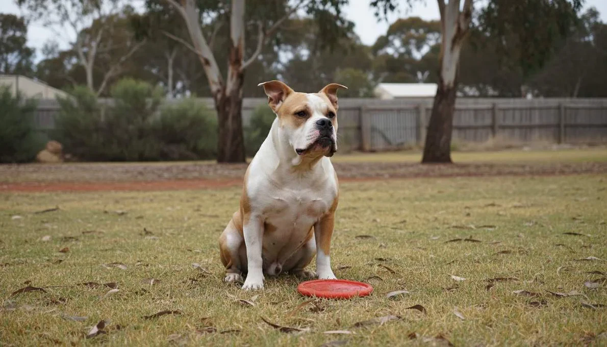 American Bulldog Training Sit