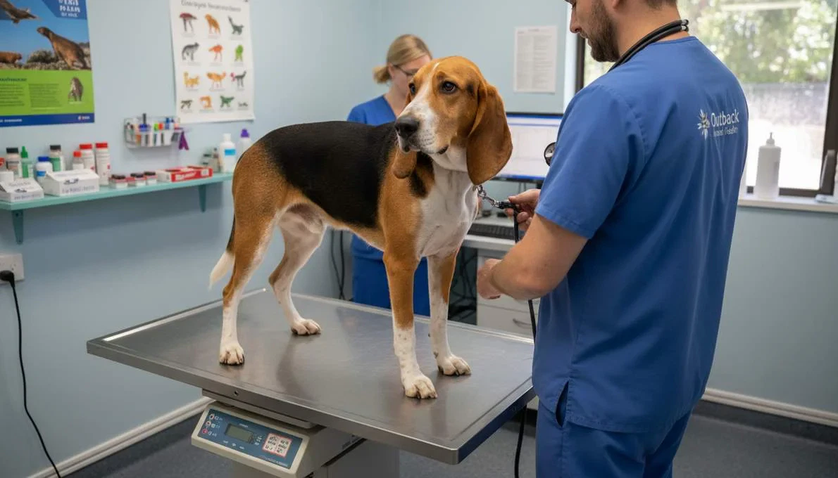 American Foxhound Health Vet
