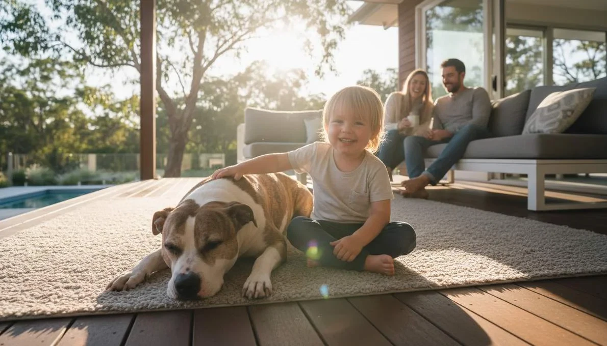 American Staffordshire Terrier Family Lifestyle