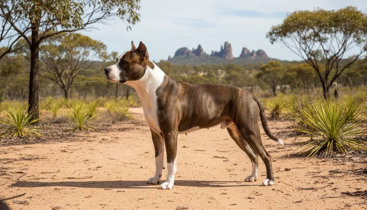 American Staffordshire Terrier Profile Side