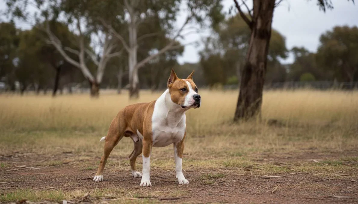American Staffordshire Terrier Training Sit