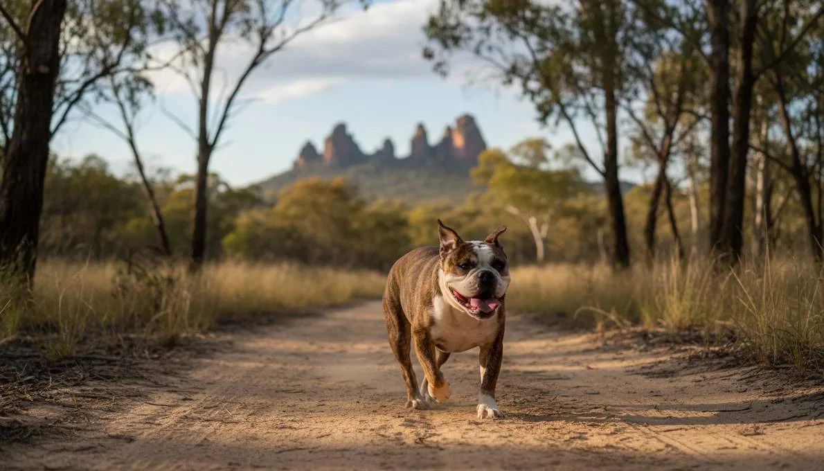 Australian Bulldog Exercise Running