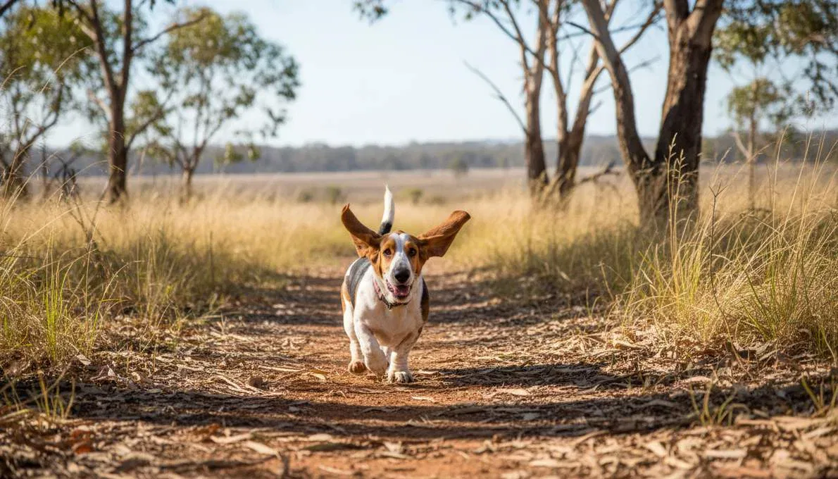 Basset Hound Exercise Running