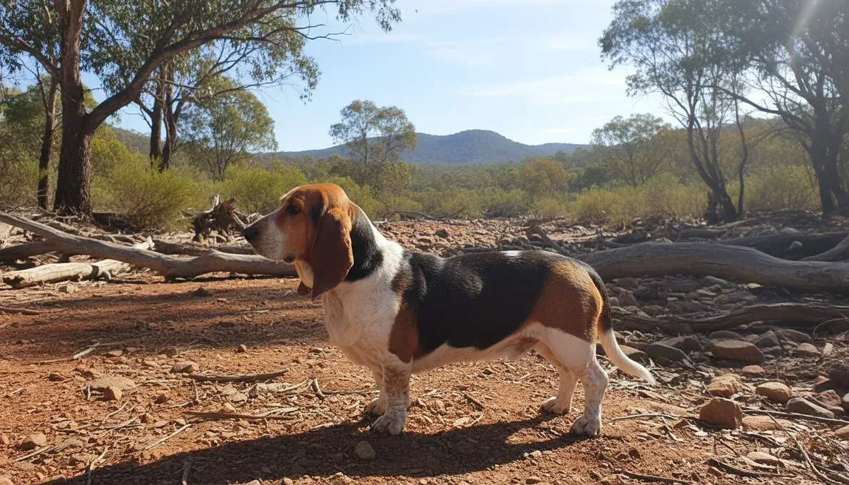 Basset Hound Profile Side