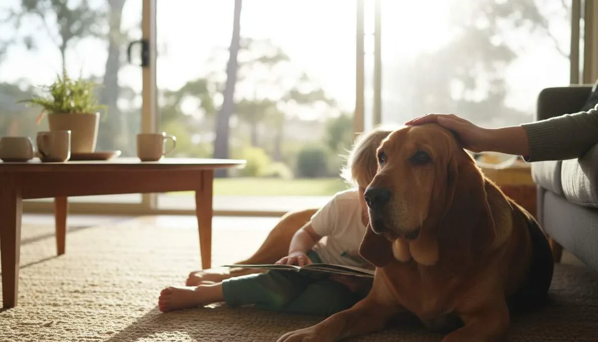 Bloodhound Family Lifestyle