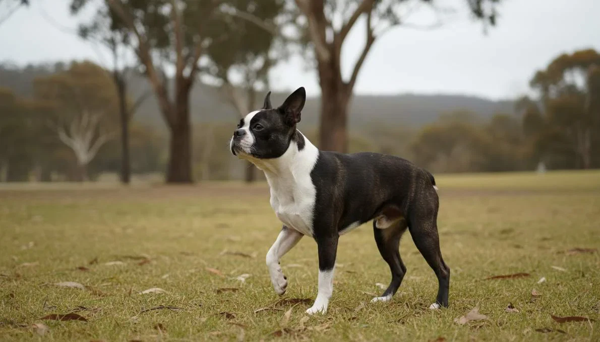 Boston Terrier Training Sit