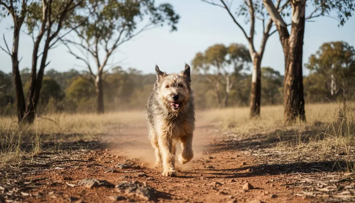 Briard Exercise Running