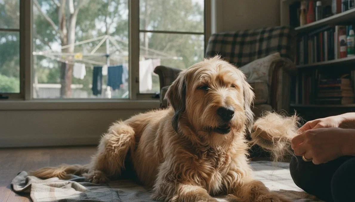 Briard Grooming Brushing