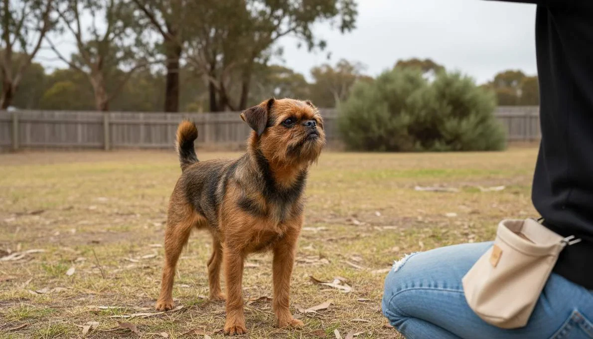 Brussels Griffon Training Sit