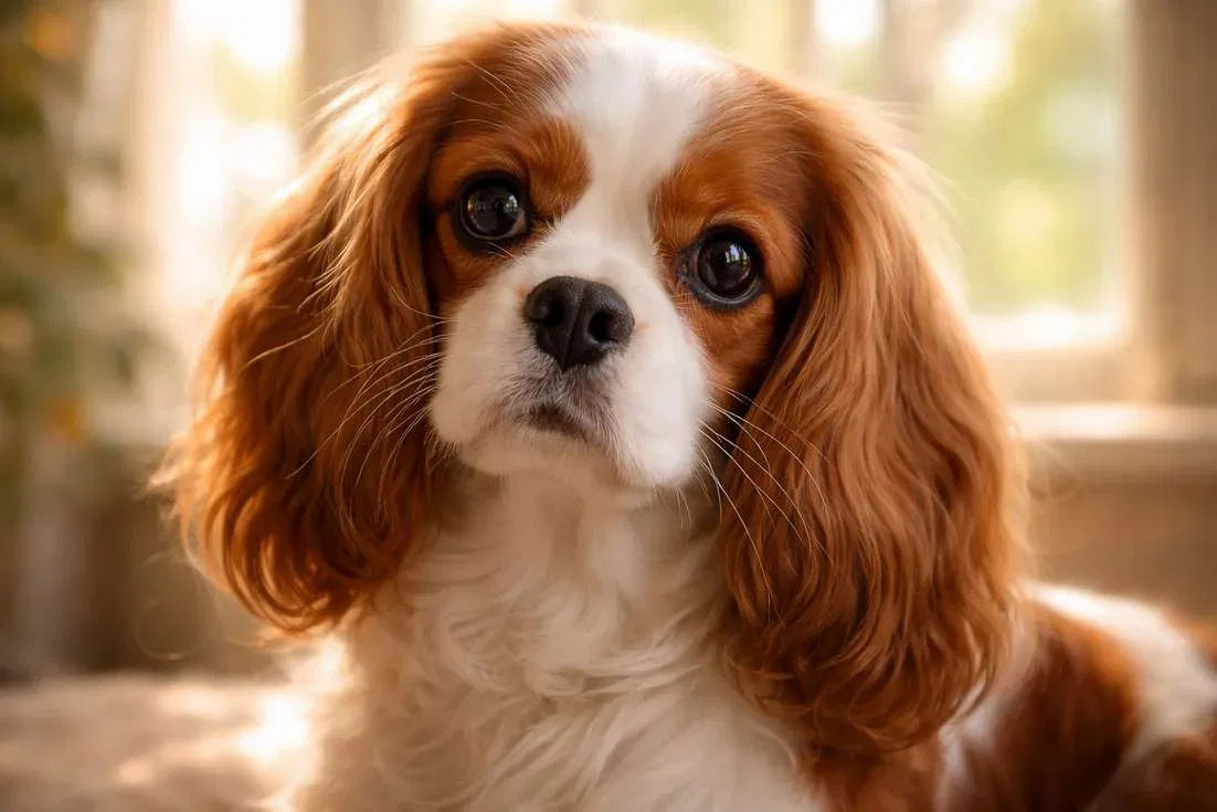 Cavalier King Charles Spaniel With Soulful Eyes