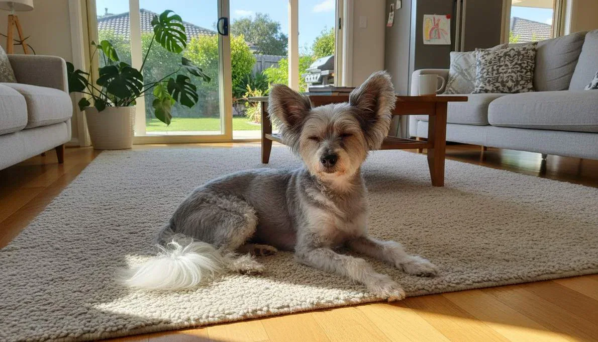 Chinese Crested Dog Sitting