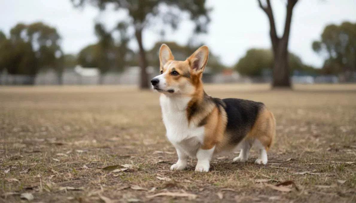 Corgi Dog Training Sit