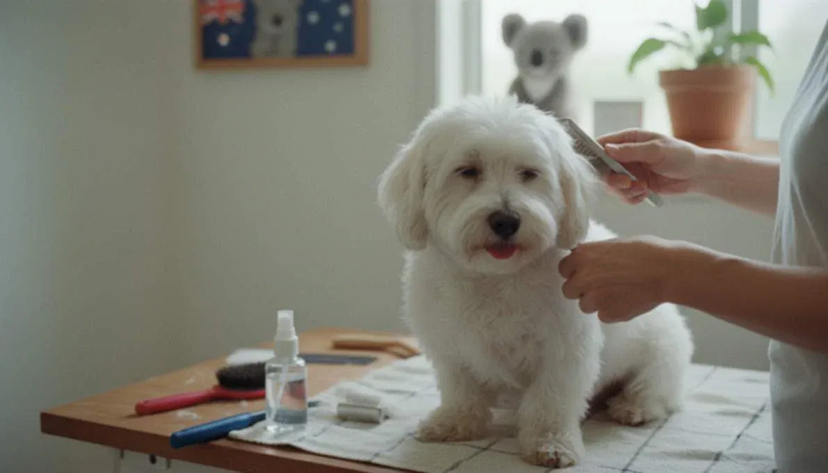 Coton De Tulear Grooming Brushing
