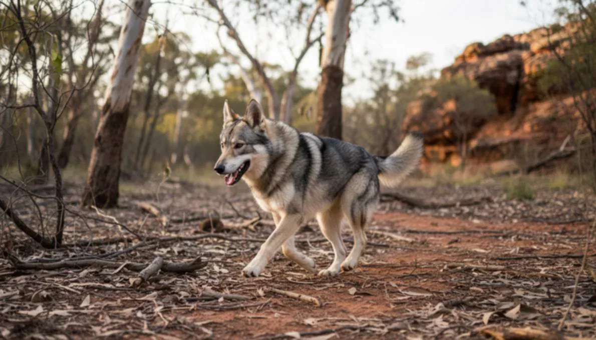 Czechoslovakian Wolfdog Exercise Running