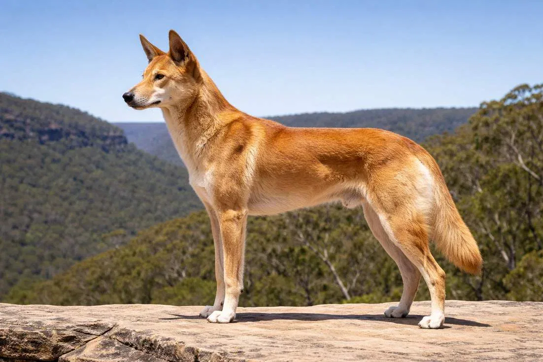Dingo Full Body Side Profile