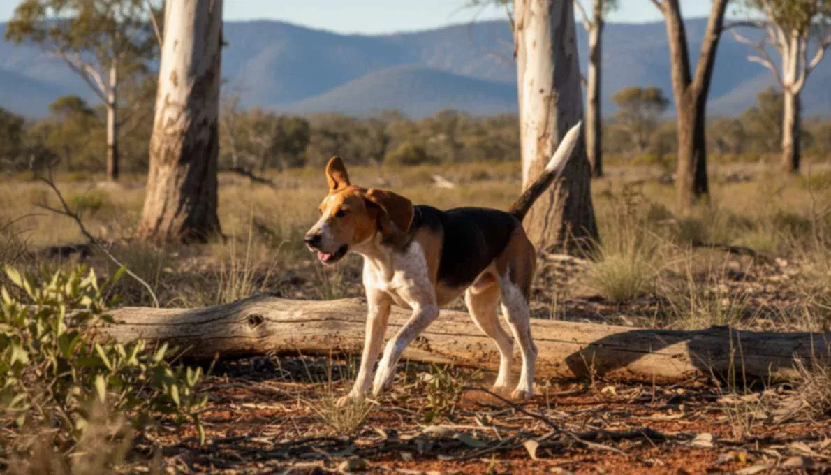 English Foxhound Exercise Running