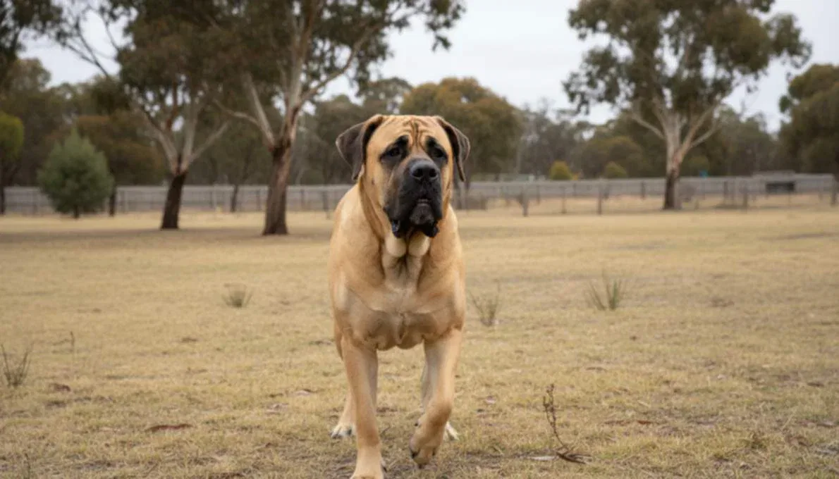 English Mastiff Training Sit