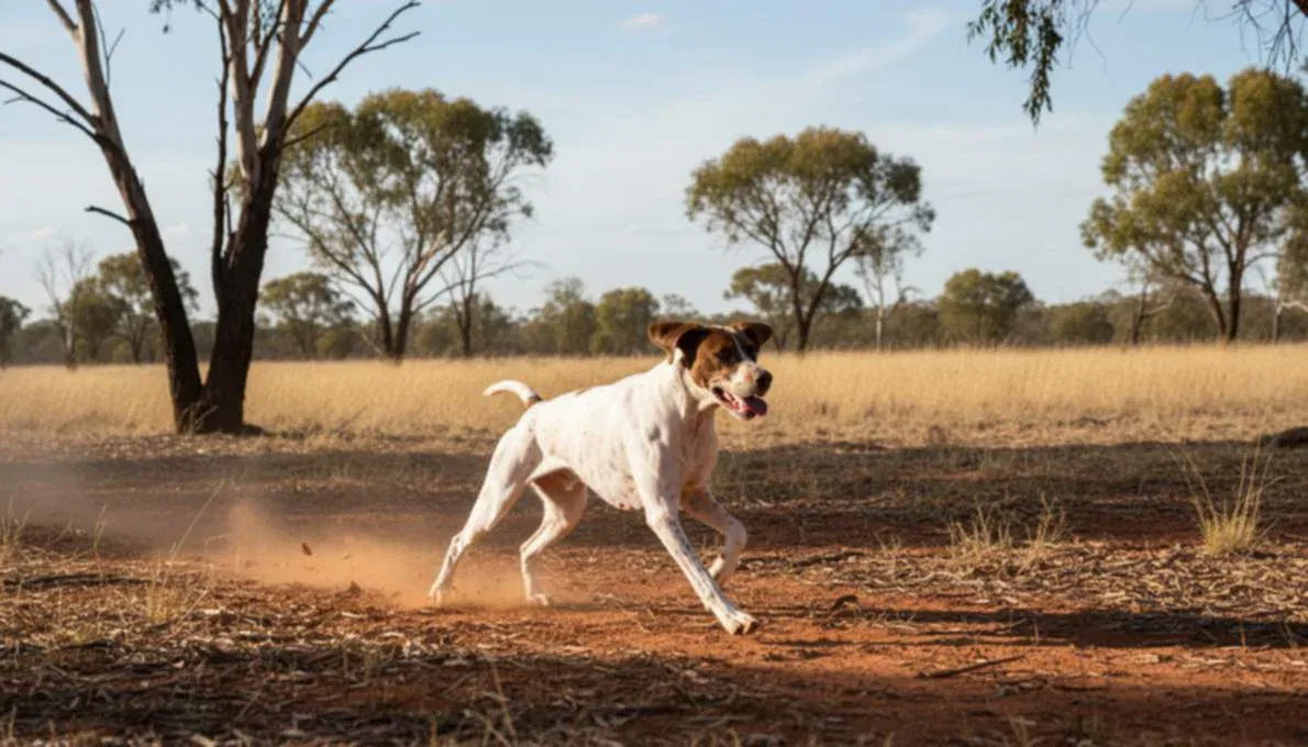 English Pointer Exercise Running