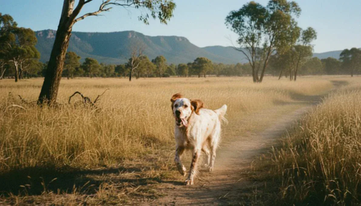 English Setter Exercise Running