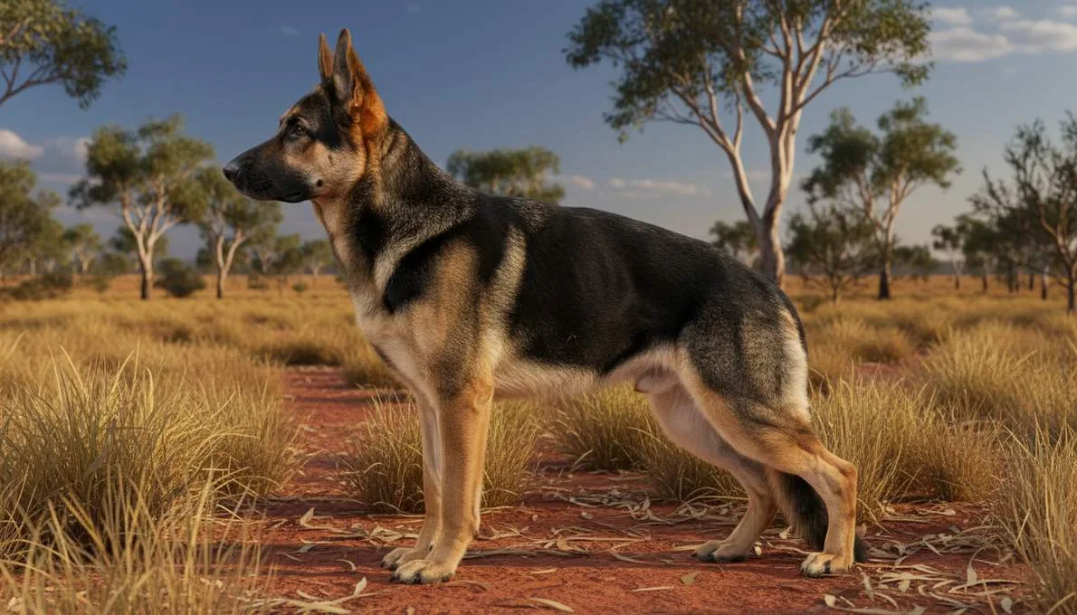 German Shepherd Profile Side