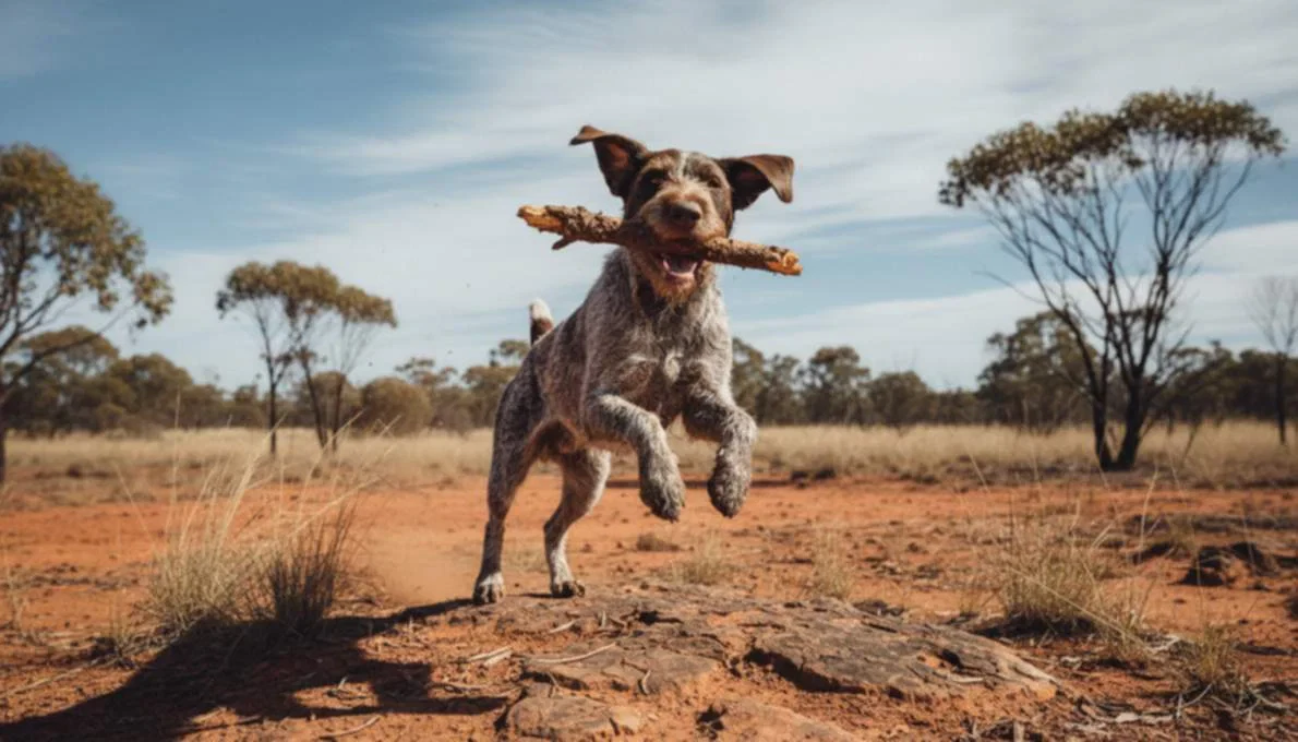 German Wirehaired Pointer Temperament Playing