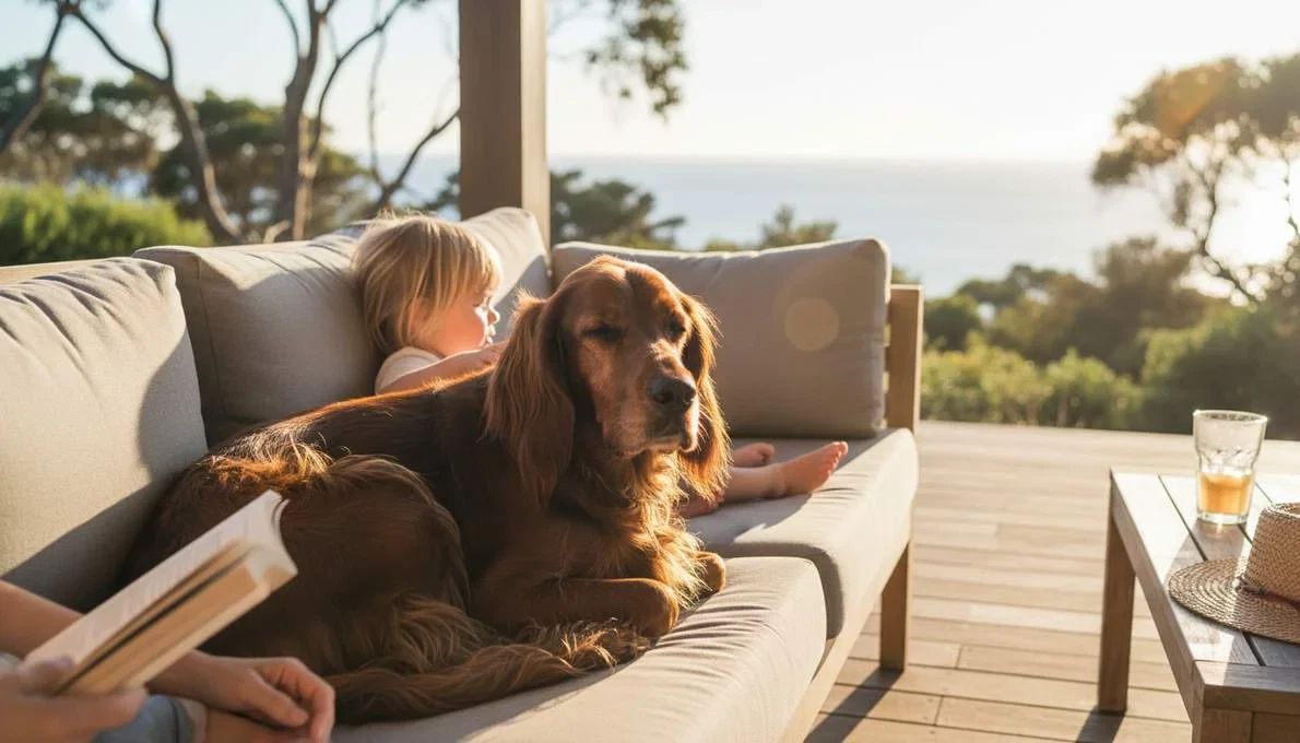 Gordon Setter Family Lifestyle