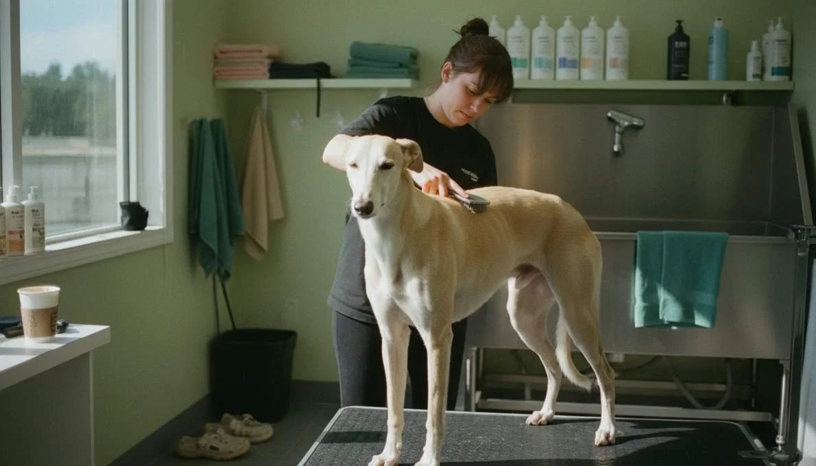 Greyhound Complete Grooming Brushing