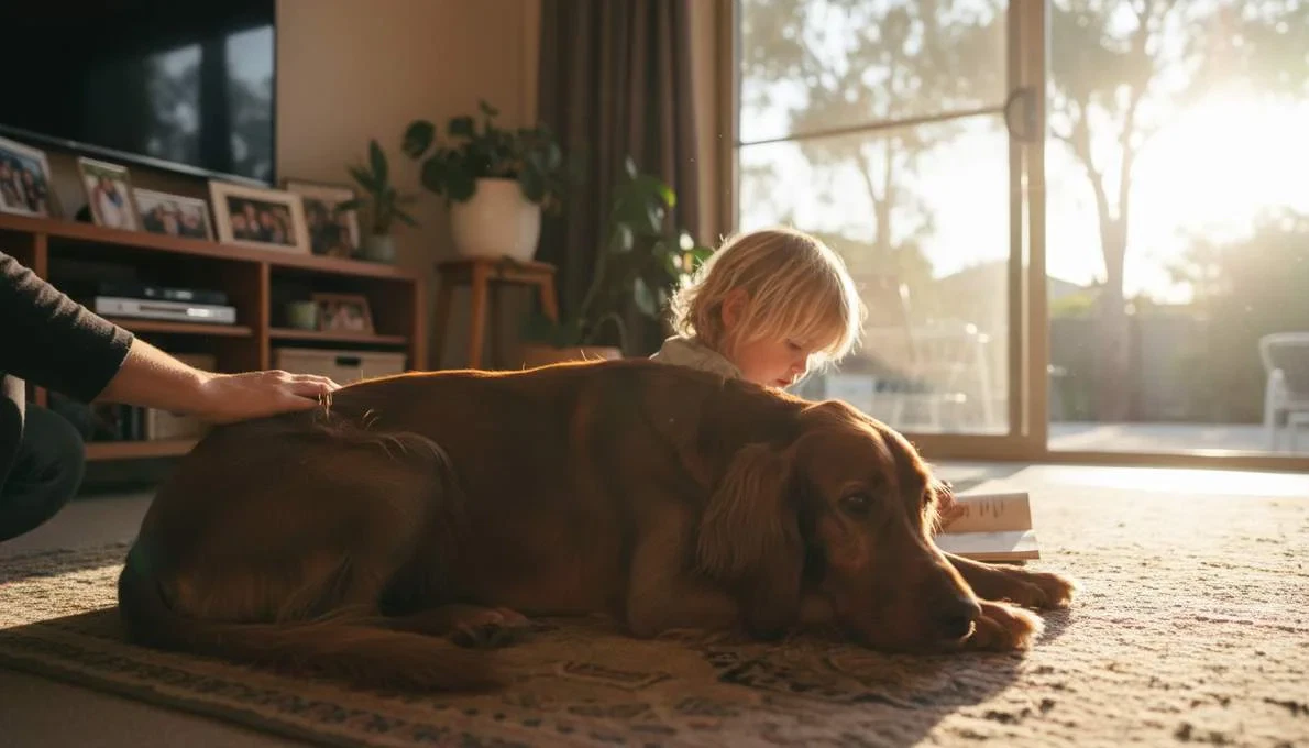 Irish Setter Family Lifestyle