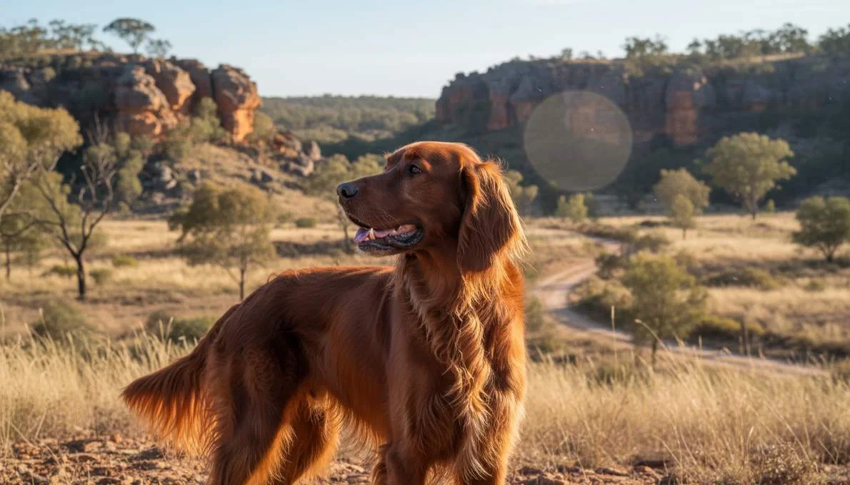Irish Setter Profile Side
