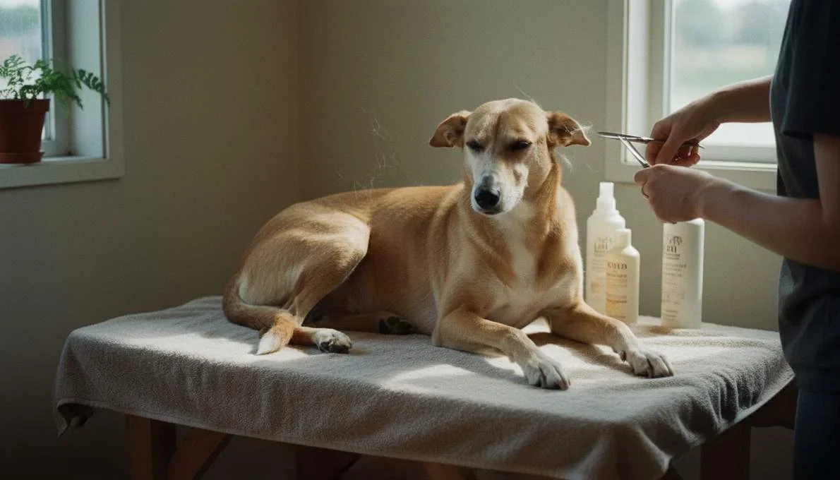 Kangaroo Dog Grooming Brushing