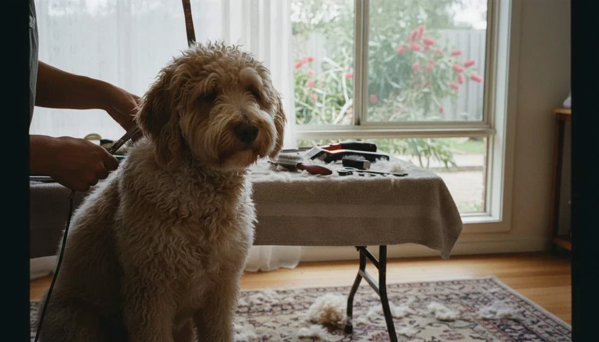 Lagotto Romagnolo Grooming Brushing