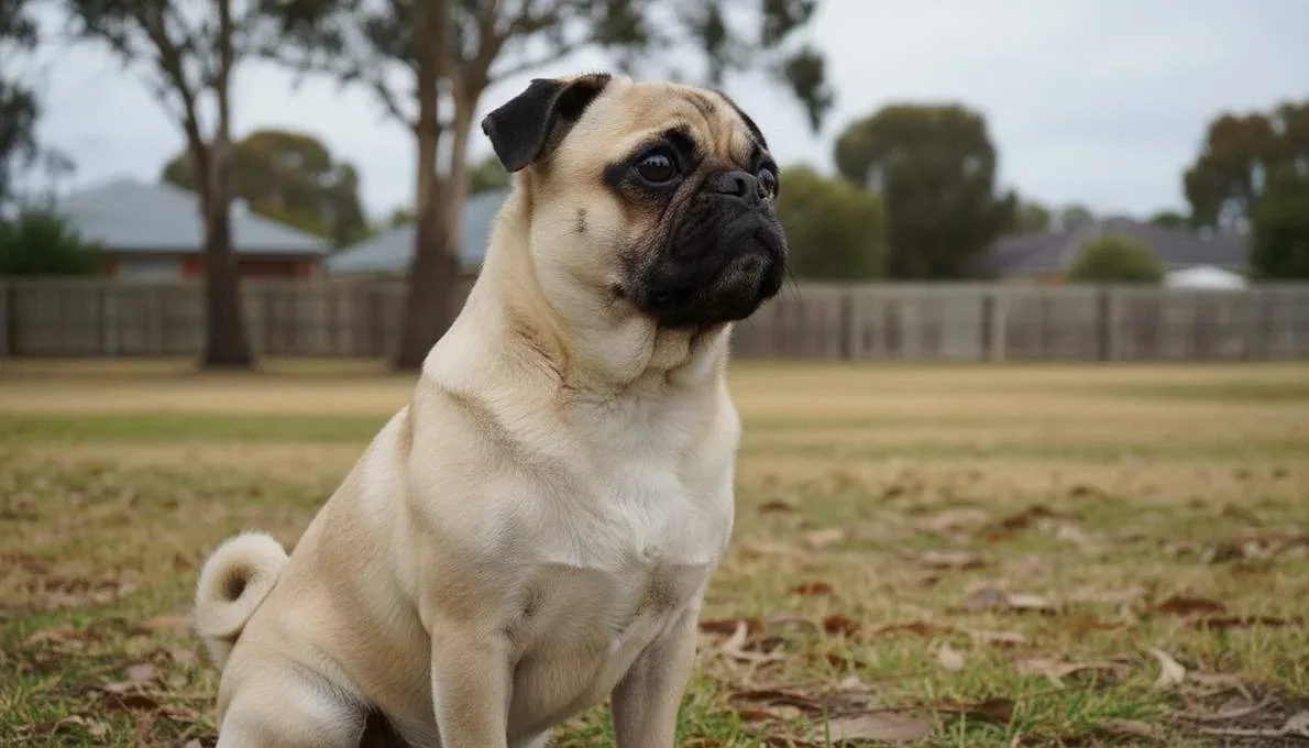 Pug Dog Training Sit