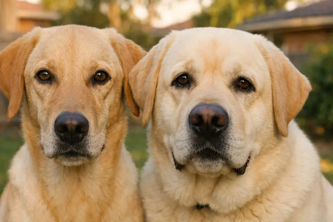 American Lab With English Lab