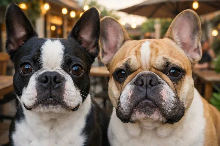 Boston Terrier With French Bulldog