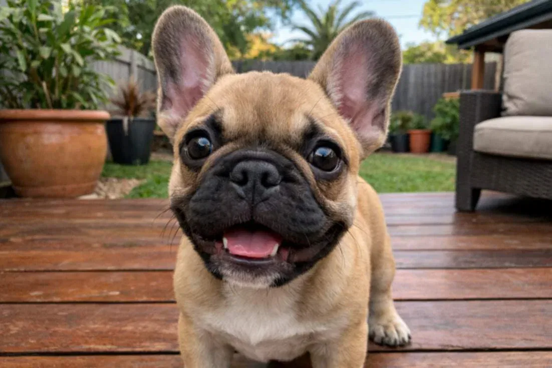 French Bulldog Puppy With Perked Ears