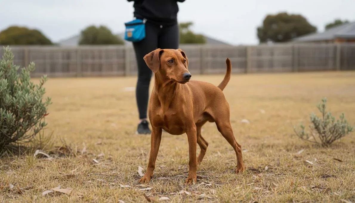 German Pinscher Training Sit