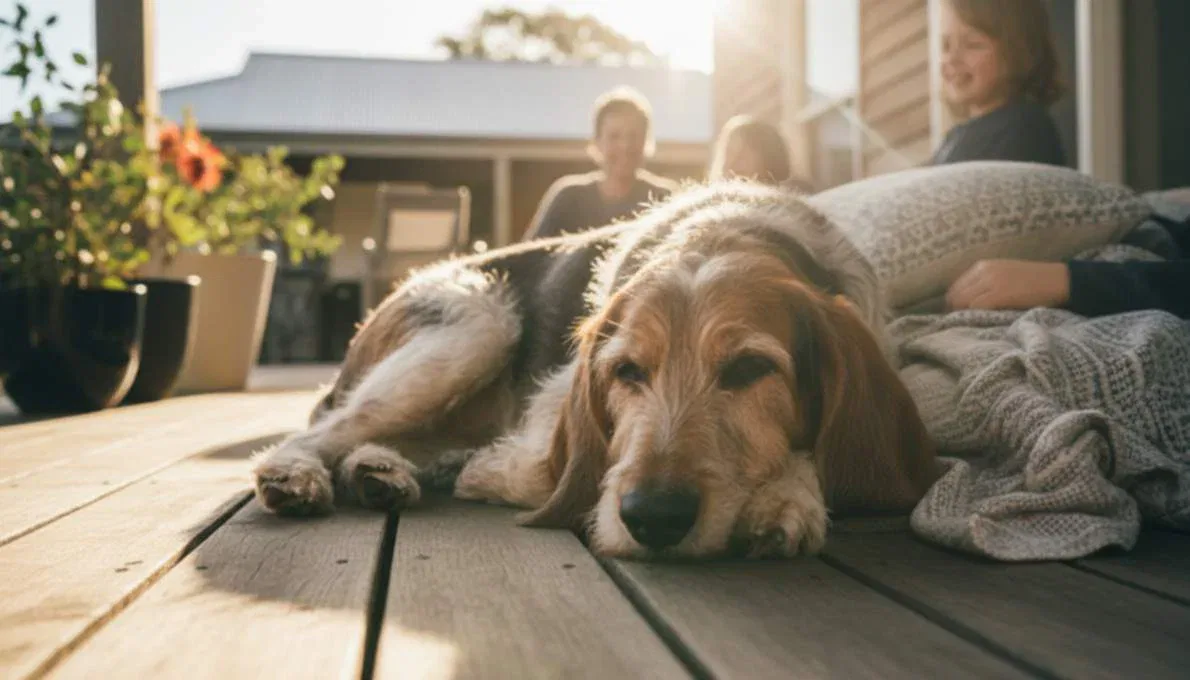 Grand Basset Griffon Vendyen Family Lifestyle