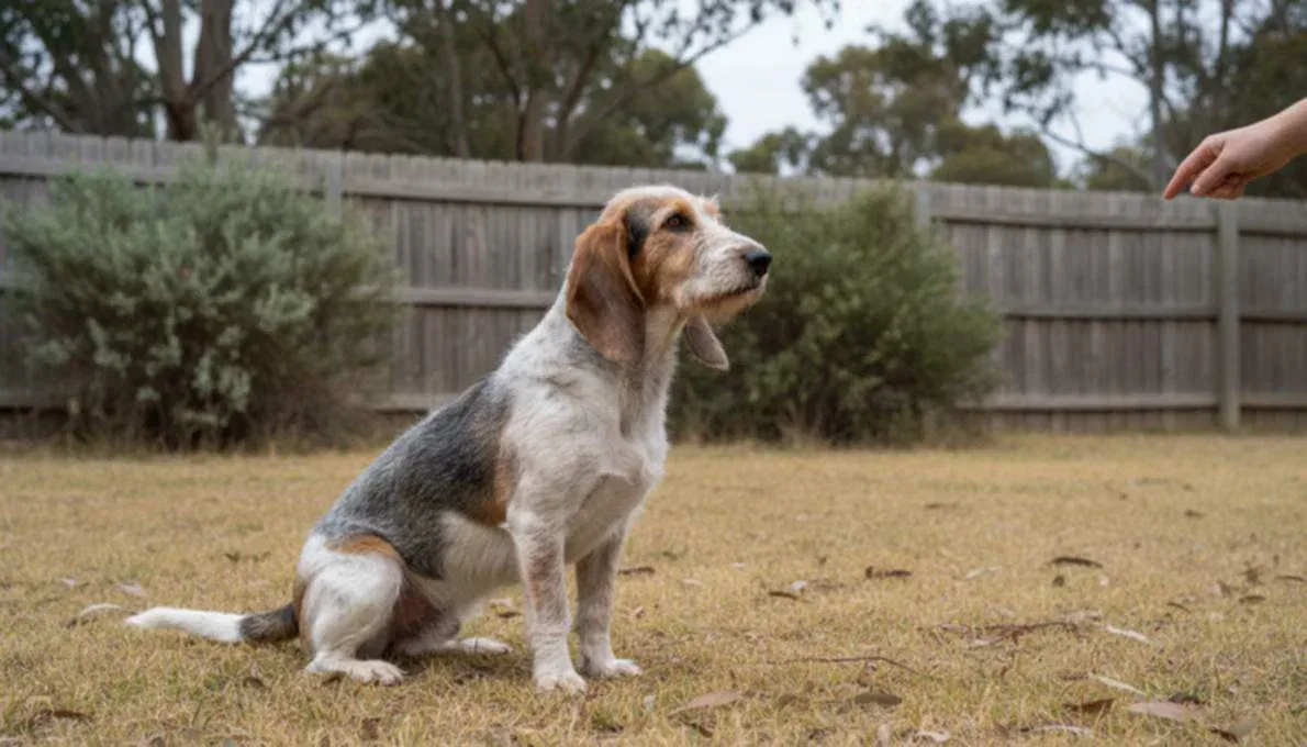Grand Basset Griffon Vendyen Training Sit
