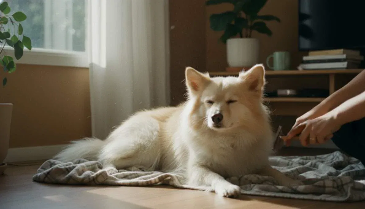 Icelandic Sheepdog Grooming Brushing