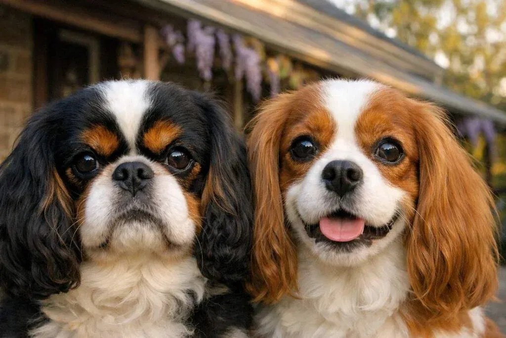 King Charles Spaniel And Cavalier