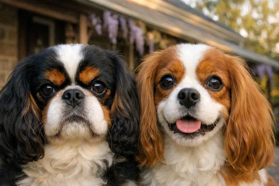 King Charles Spaniel And Cavalier