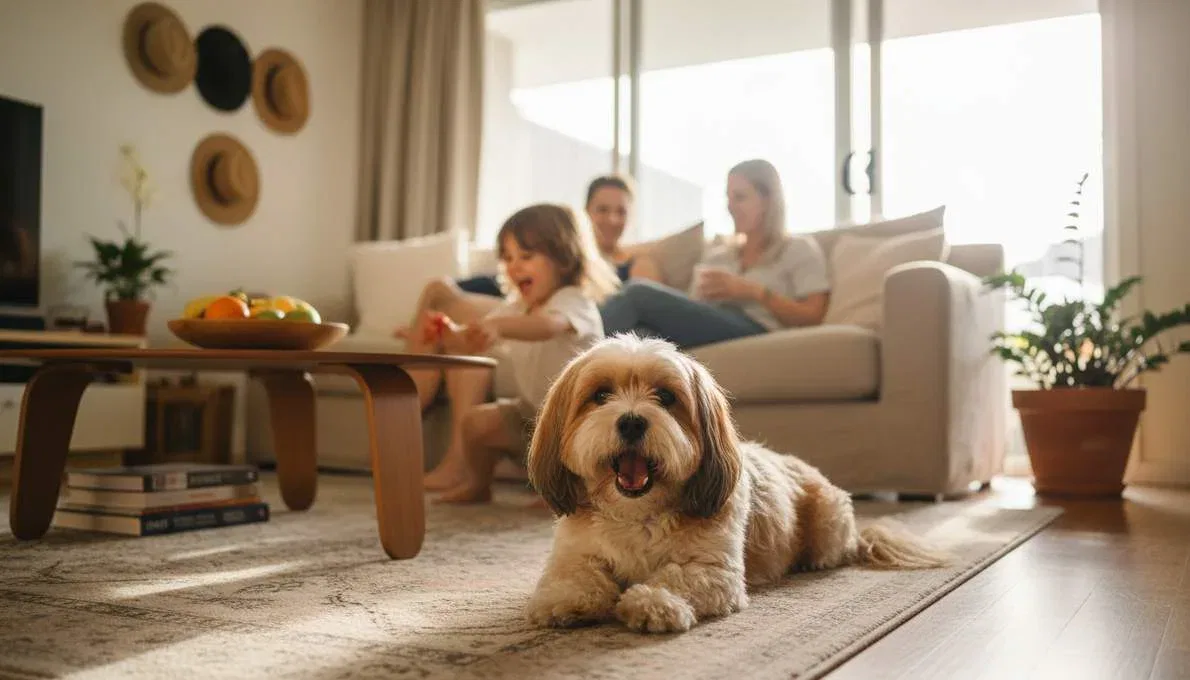 Lhasa Apso Family Lifestyle