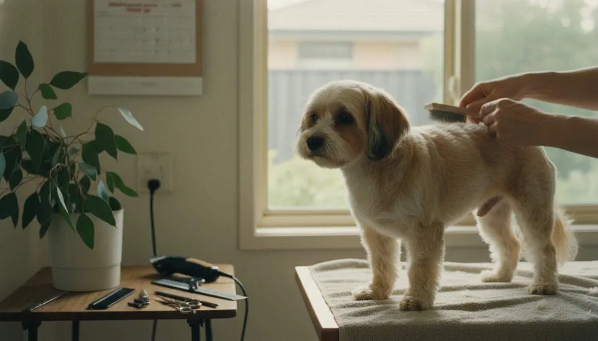 Lowchen Grooming Brushing