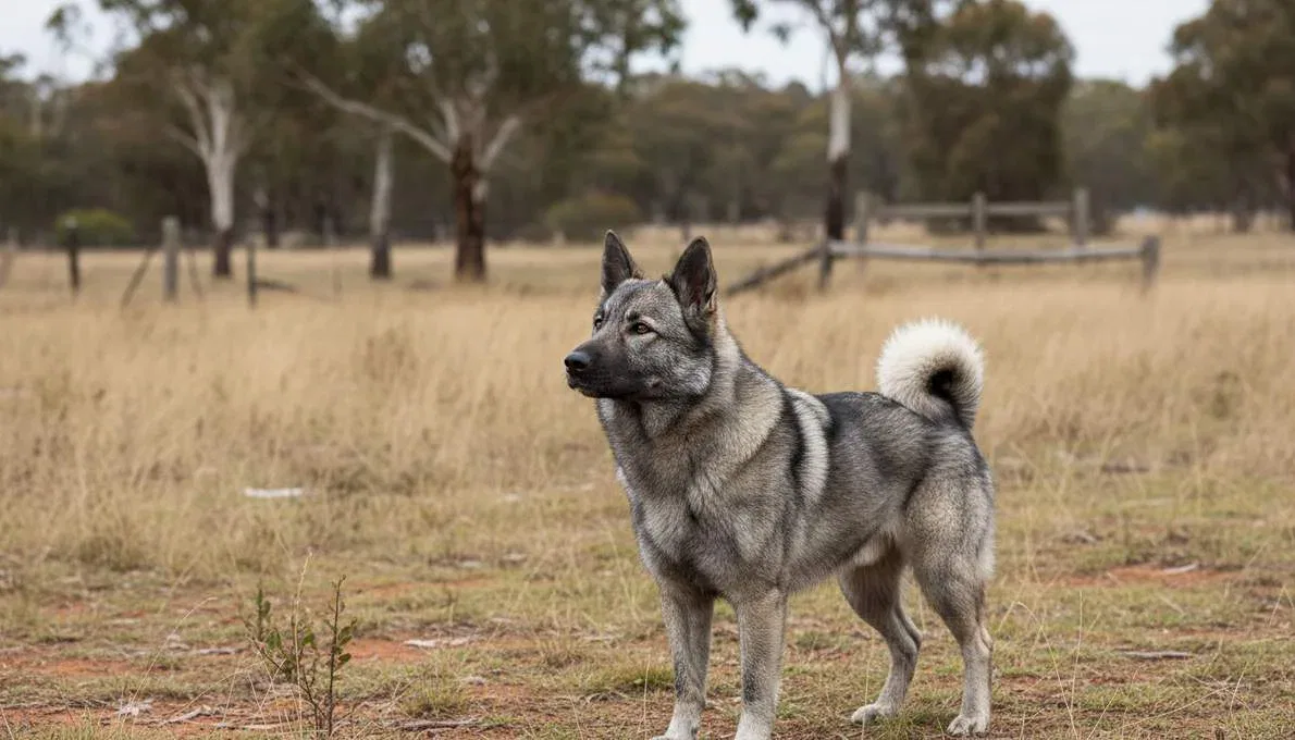 Norwegian Elkhound Training Sit
