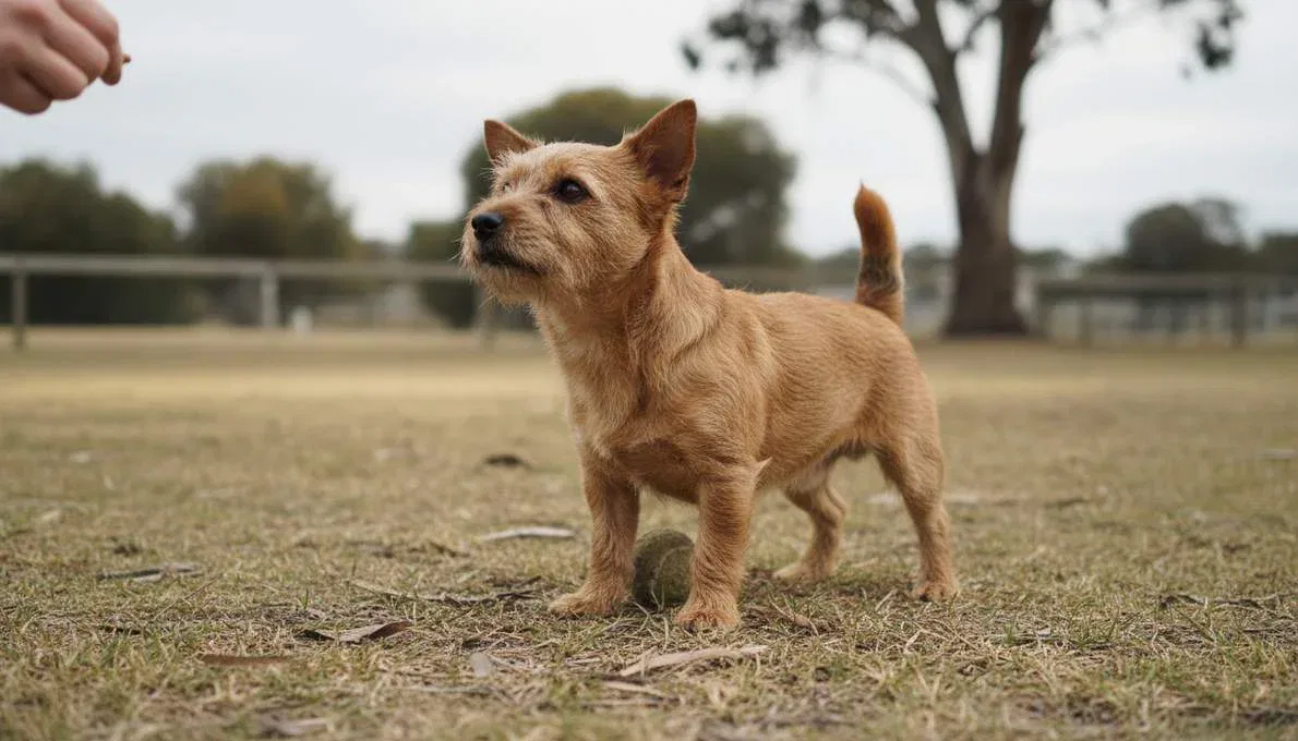 Norwich Terrier Training Sit