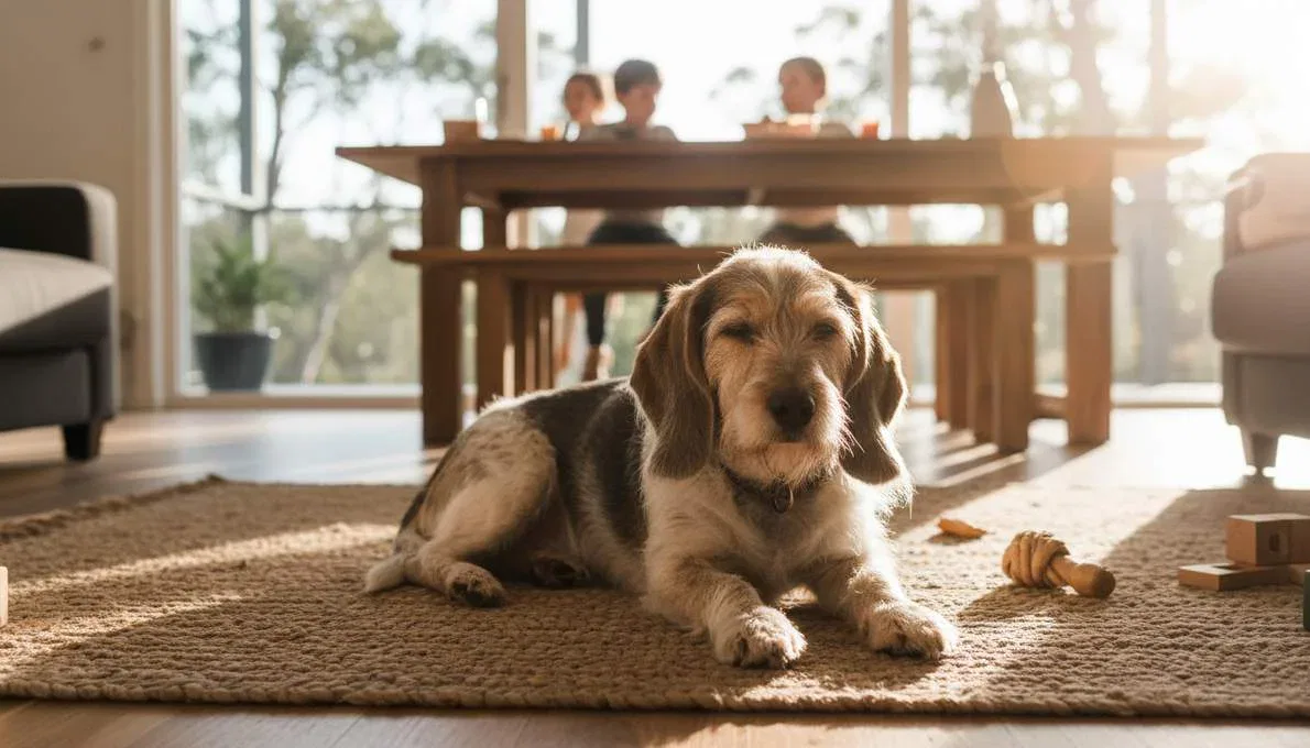 Petit Basset Griffon Vendyen Family Lifestyle