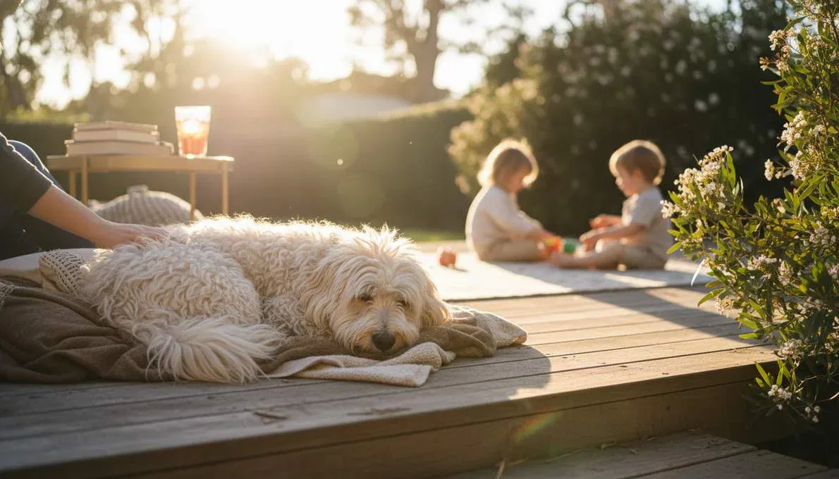 Puli Dog Family Lifestyle
